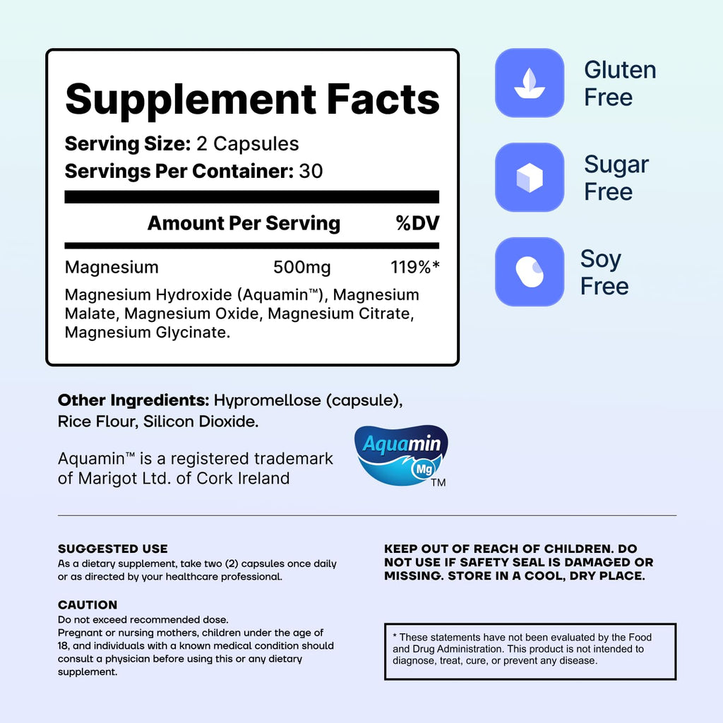 SonoHealth Spectrum 5 Magnesium Complex - 60 Capsules - image 5