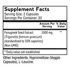 VitaMonk FenuTrax Fenugreek Extract Testosterone Support - 60 Capsules - image 2