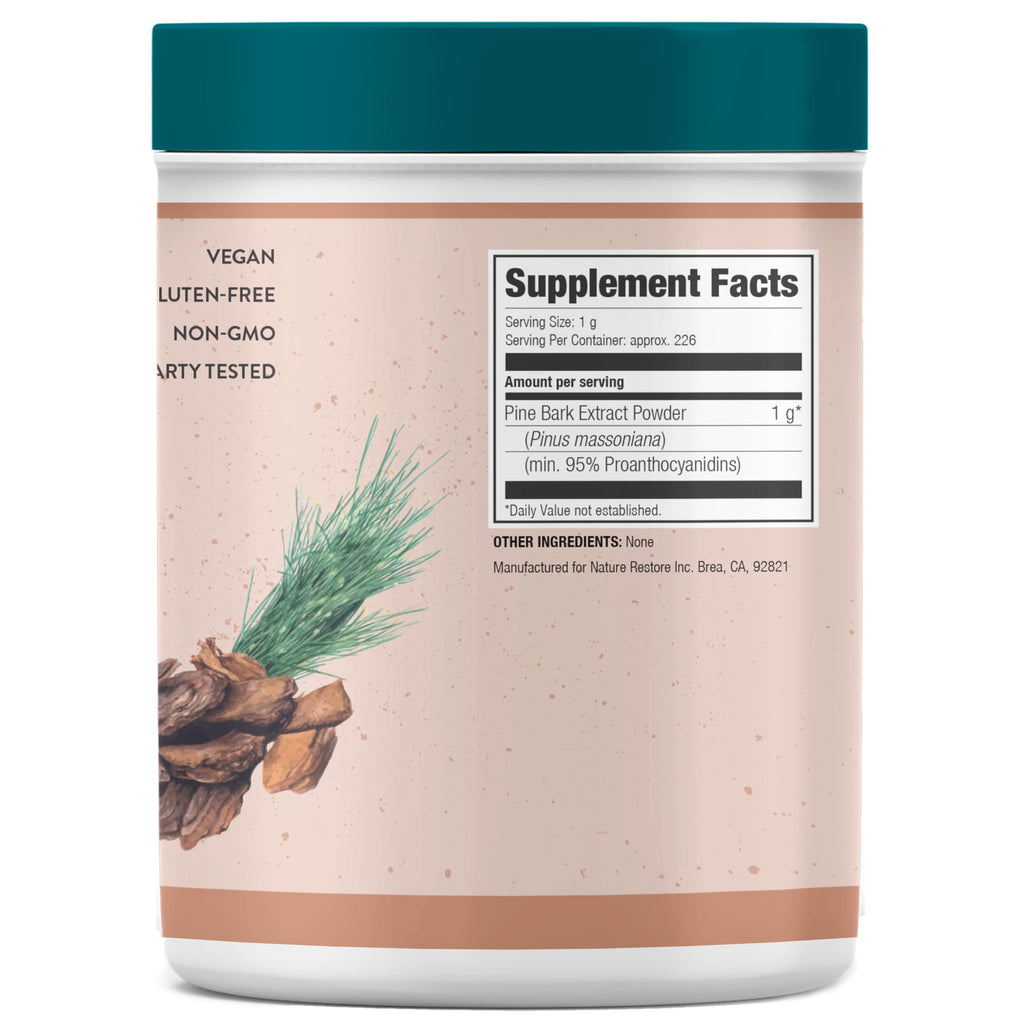 Nature Restore Pine Bark Extract Powder Antioxidant - 8 oz - image 2