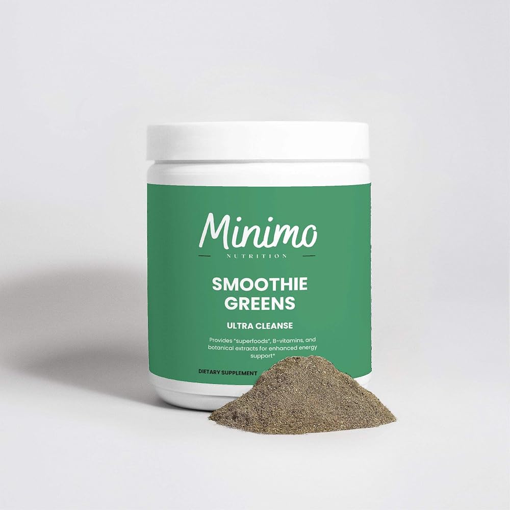 Minimo Nutrition Ultra Cleanse Smoothie Greens Powder - 50 Servings - image 5