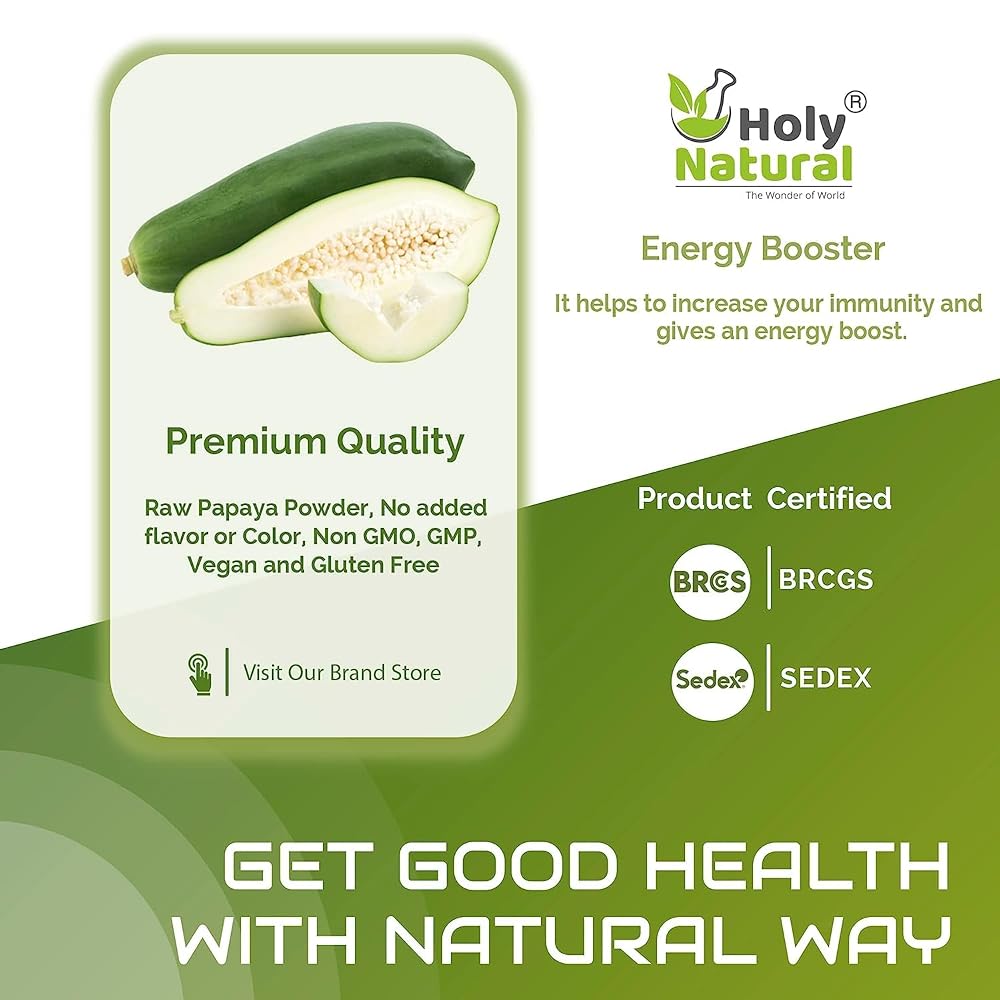 Sheltr Green Papaya Fruit Powder - 250g - image 7