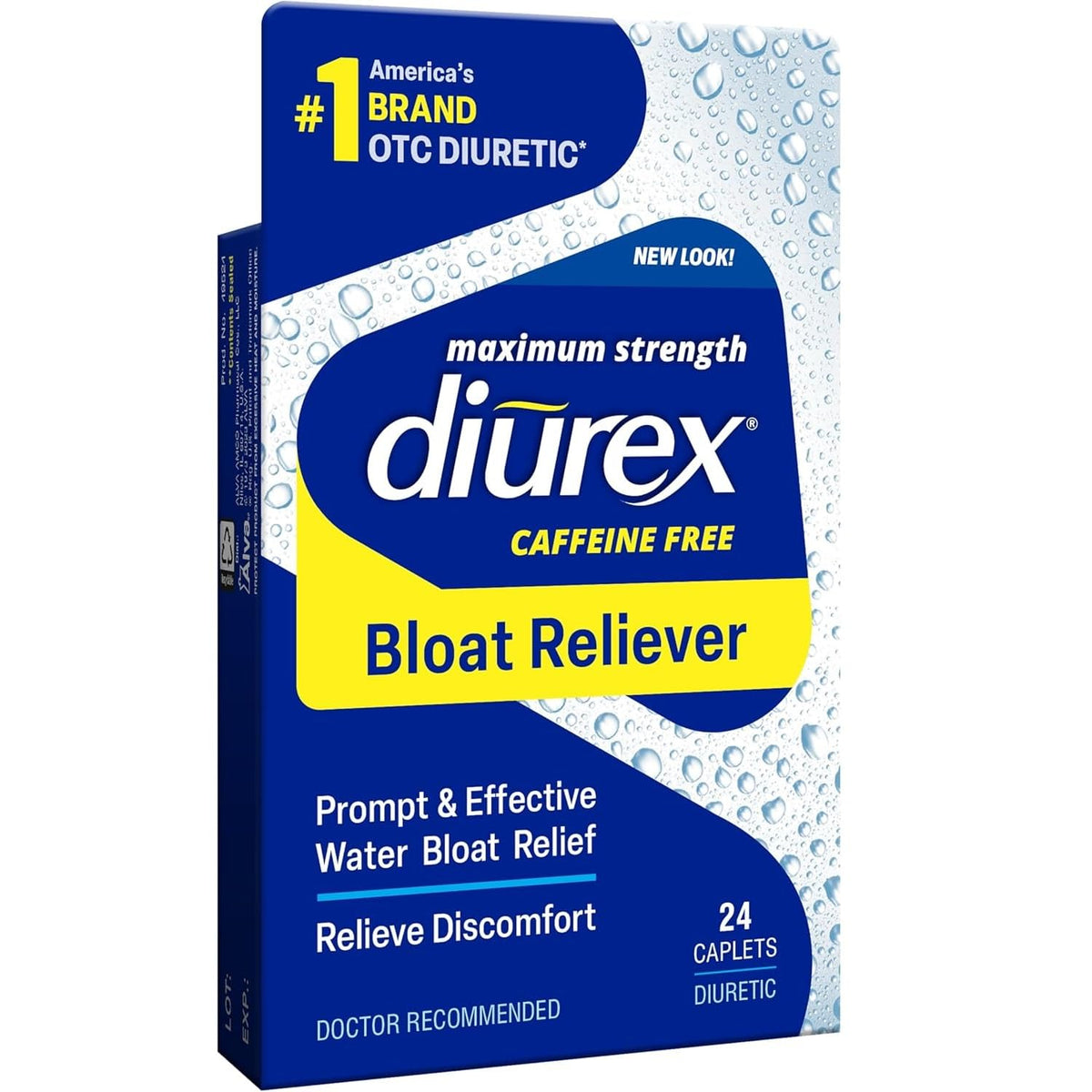 Diurex Max Water Caplets Caffeine Free - 24 Caplets