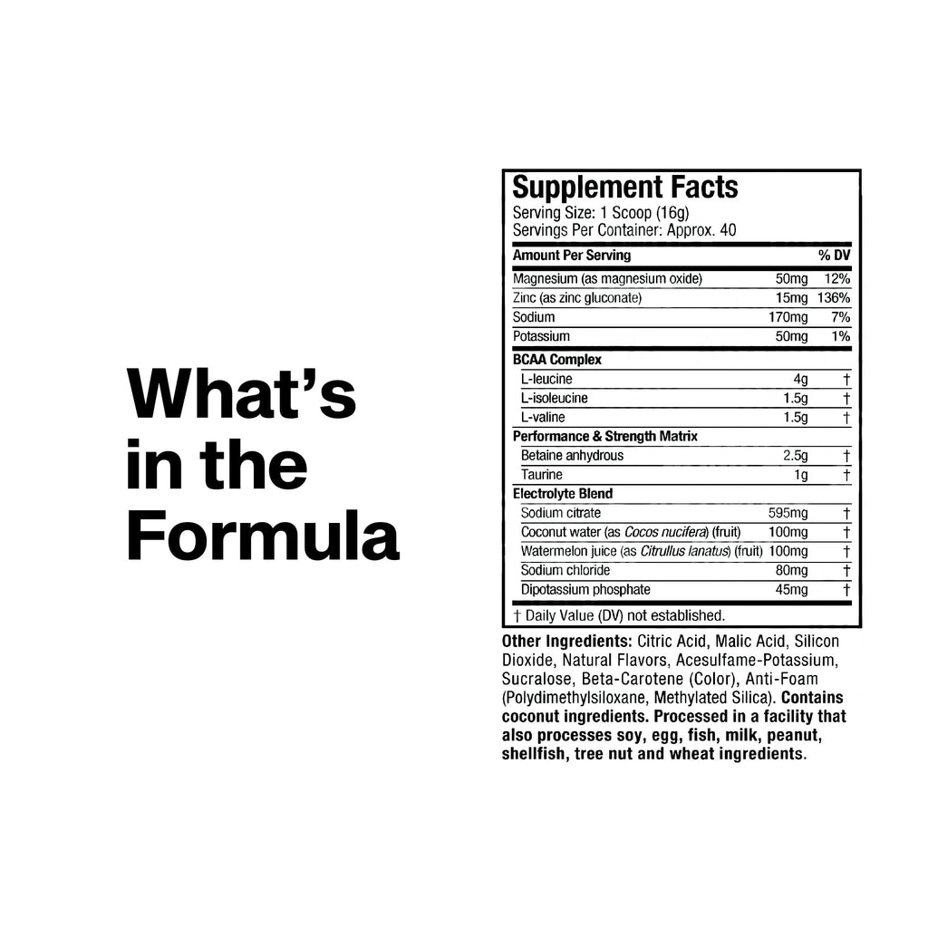 MuscleTech BCAA Amino Acids + Electrolyte Powder