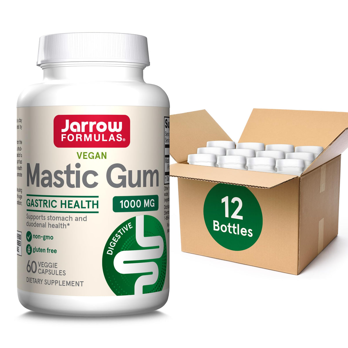 Jarrow Formulas Mastic Gum 1000 mg - 60 Vegetarian Capsules