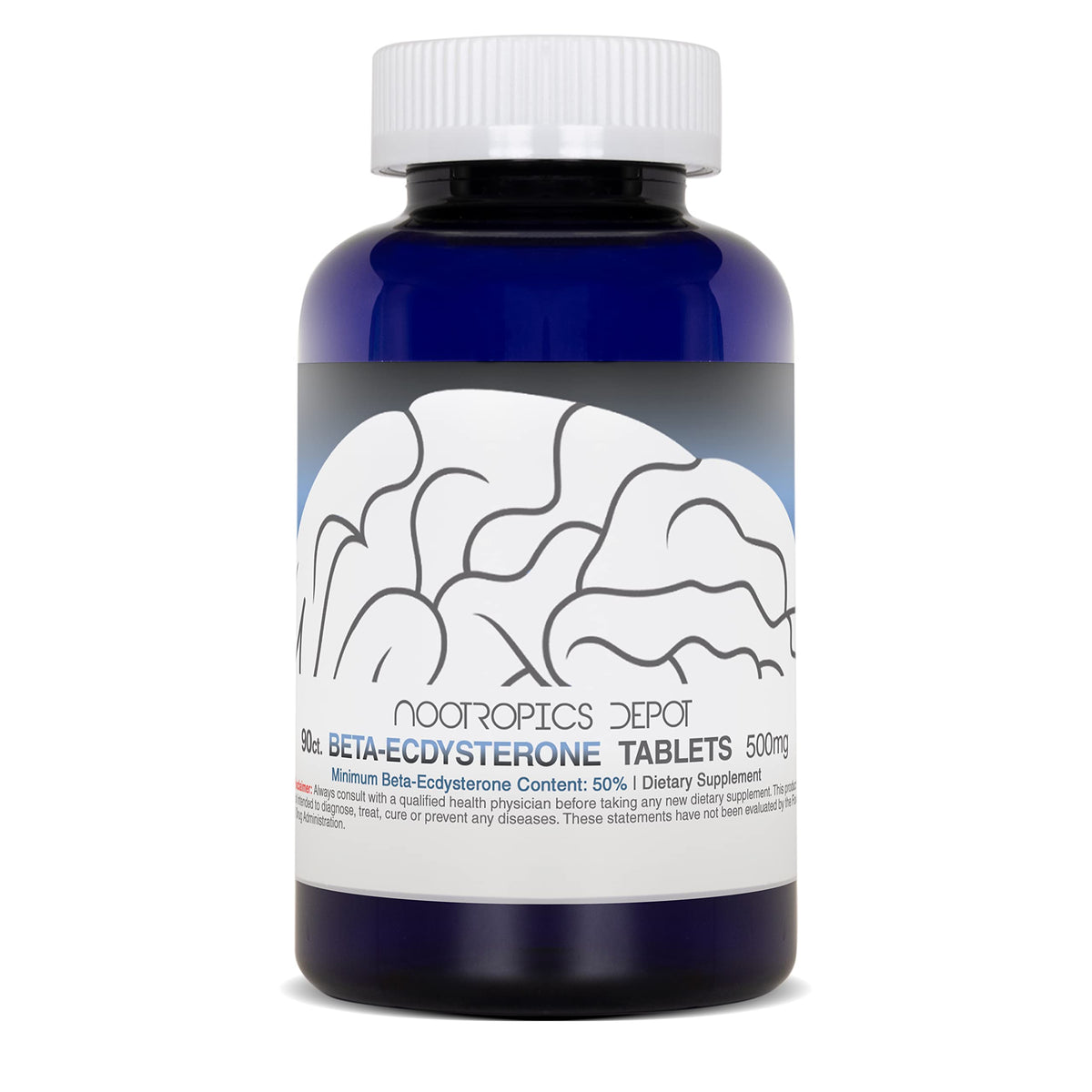 Nootropics Depot Beta Ecdysterone/20-Hydroxyecdysone 50% Tablets