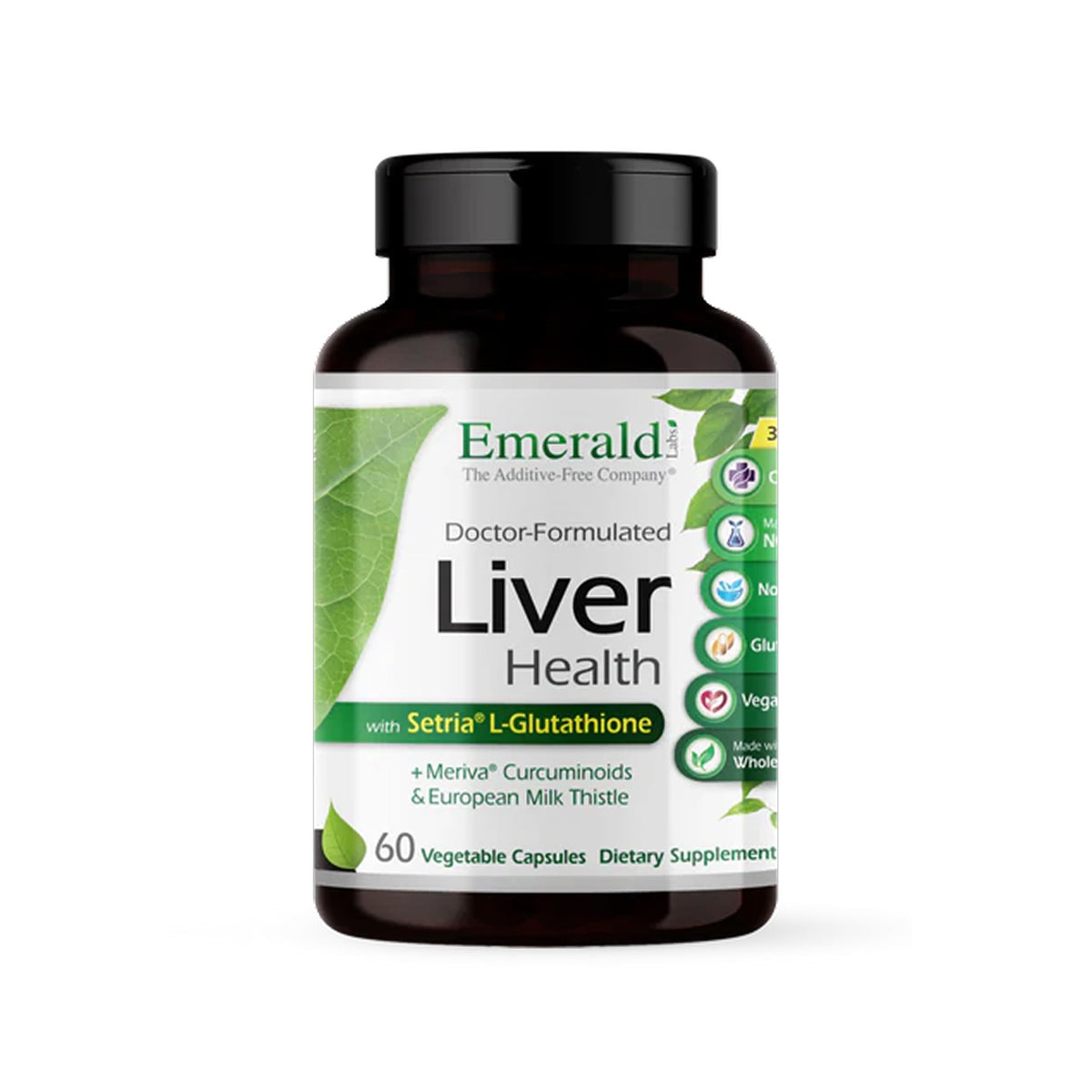 EMERALD LABS Liver Health - 60 Vegetable Capsules