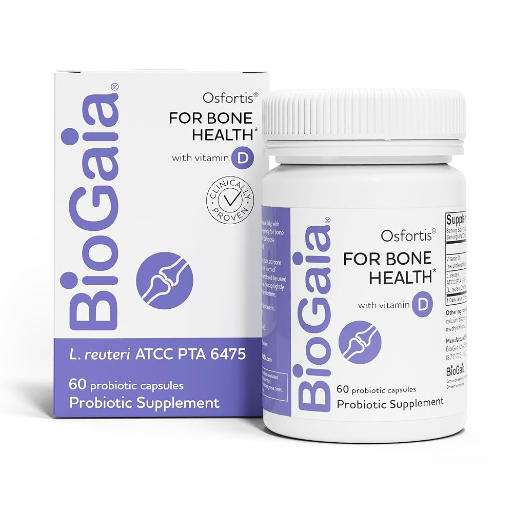 BioGaia Osfortis Women's Probiotic for Strong Bones - 60 Capsules