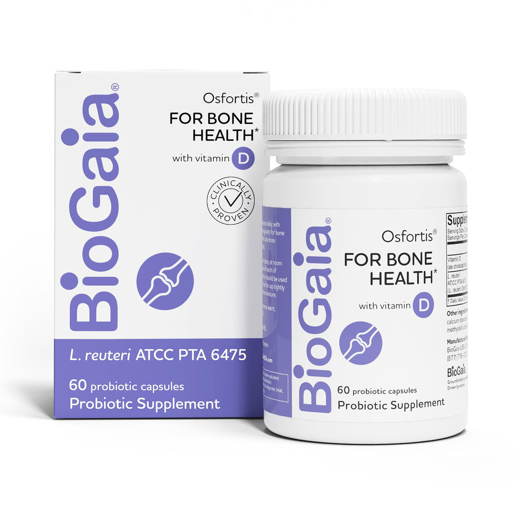 BioGaia Osfortis Women's Probiotic for Strong Bones - 60 Capsules