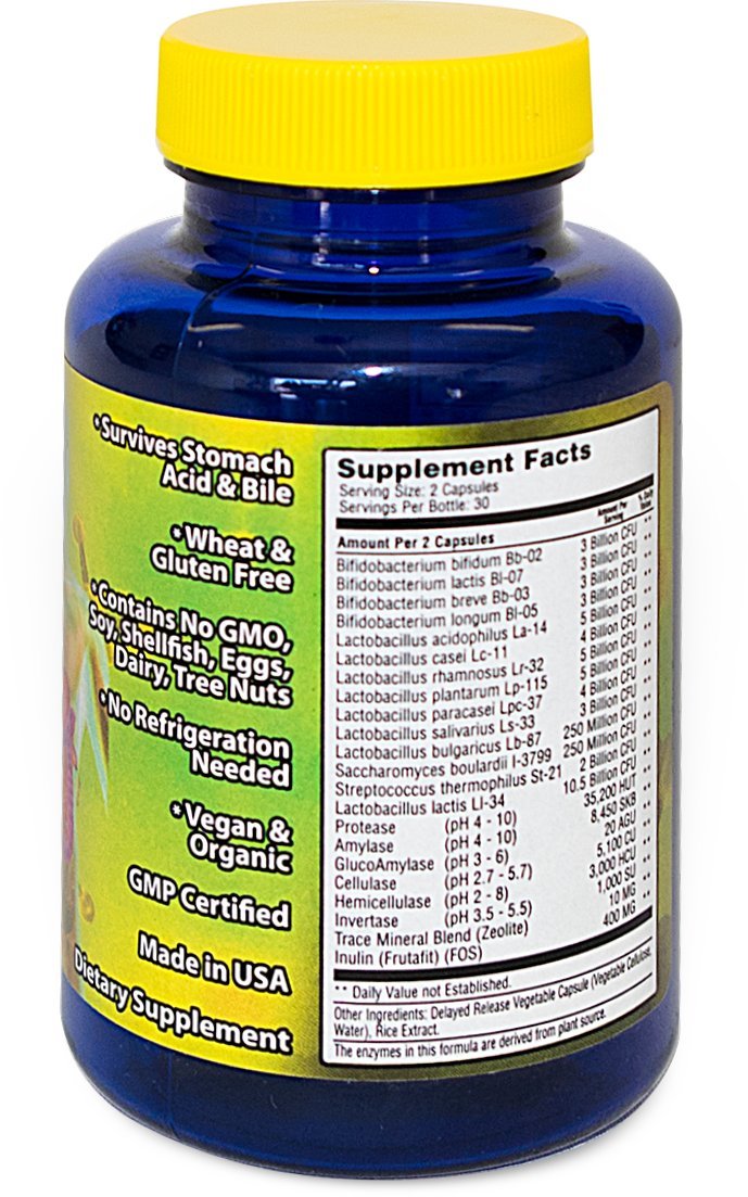 Allegany Nutrition Probiotic 51 Billion - 60 Capsules - image 2