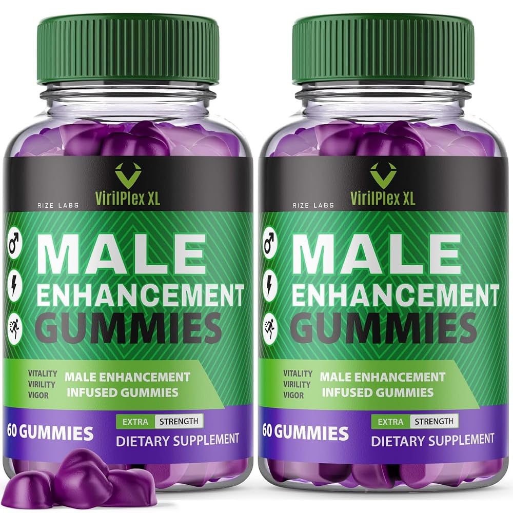 Rize Labs VirilPlex XL Gummies for Men's Wellness - 120 Gummies