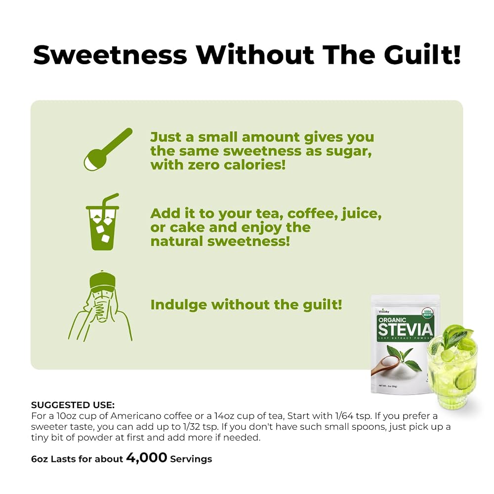 Viccoky Organic Stevia Powder