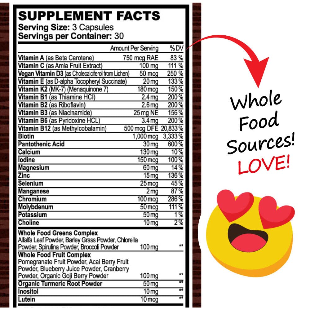 Hippie Farms Whole Food Multivitamin with Fruit & Super Greens - image 2