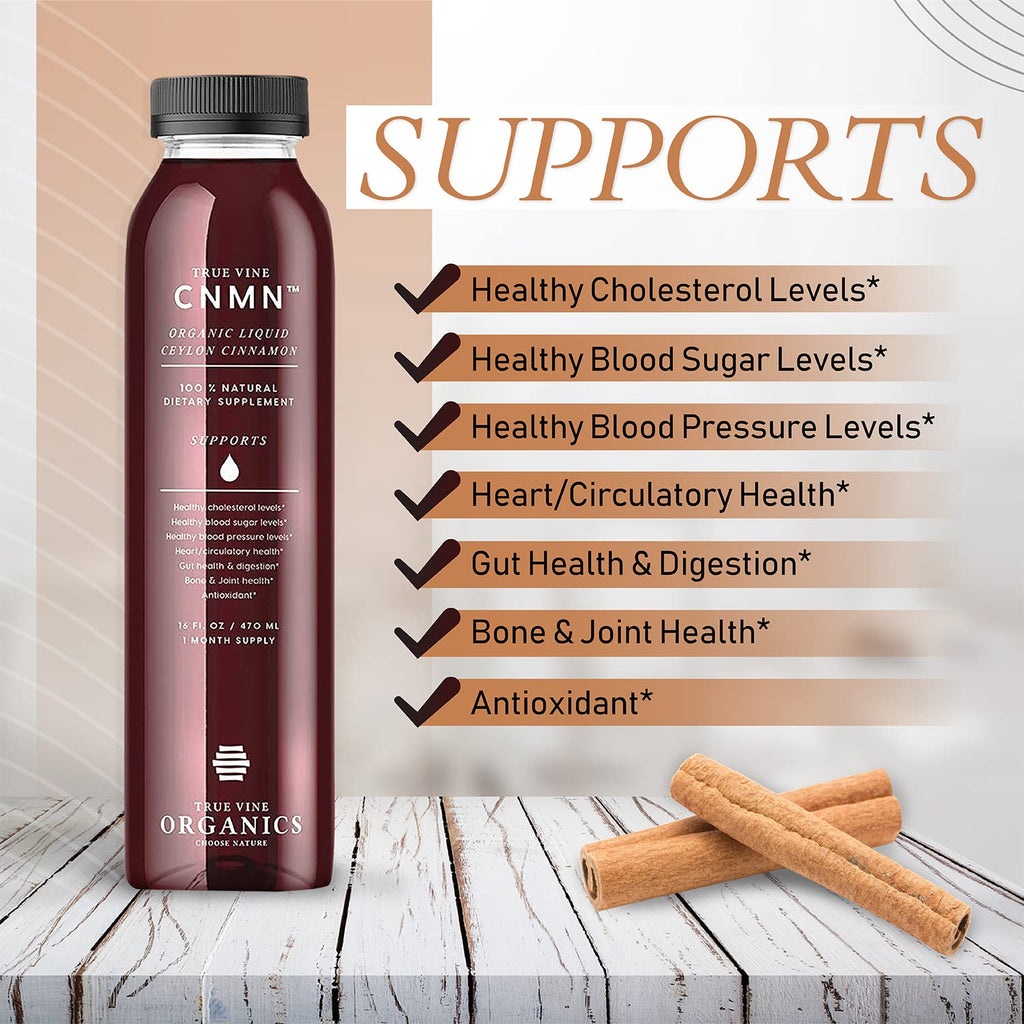 True Vine Organics Liquid Ceylon Cinnamon Supplement - 16 fl oz - image 3