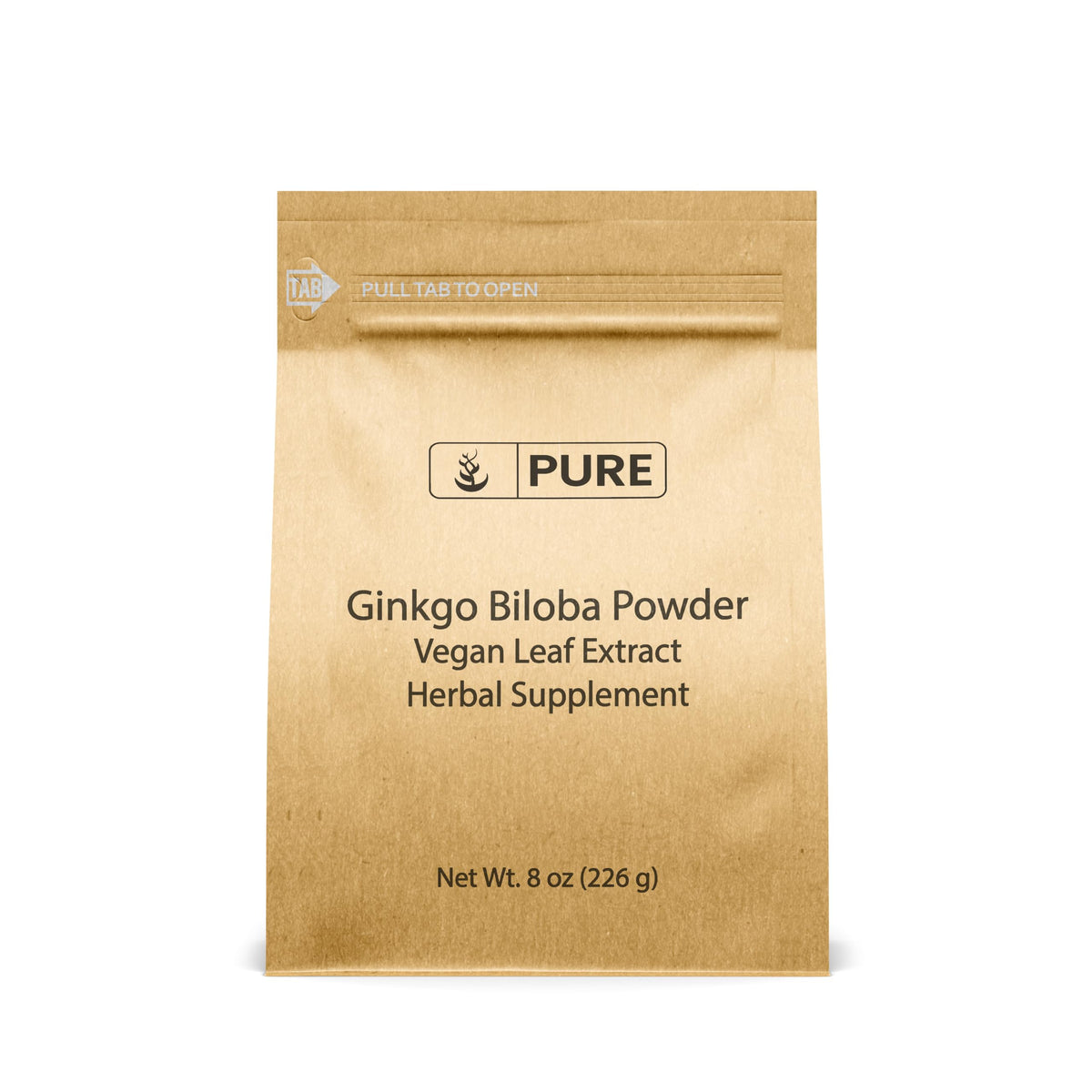 PURE ORIGINAL INGREDIENTS Ginkgo Biloba Extract Powder - 8 Oz