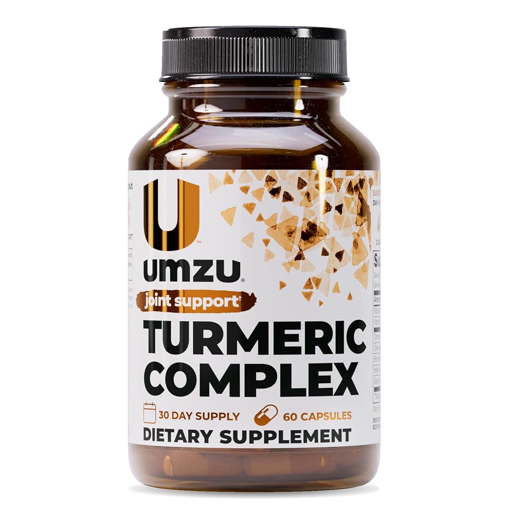UMZU Turmeric Curcumin Supplement Joint Support - 30 Day Supply