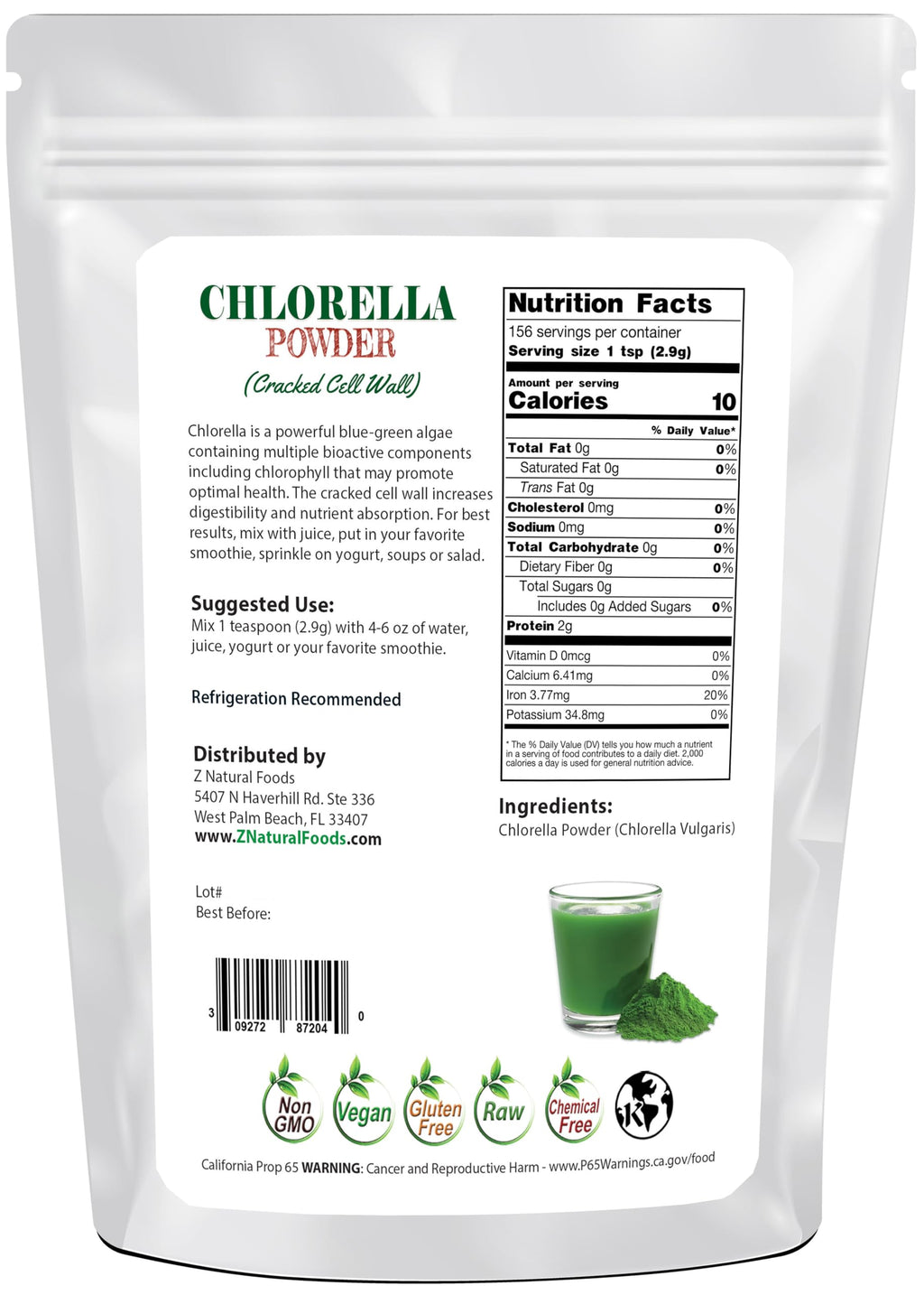 Z Natural Foods Organic Powder - Rich in Amino Acids