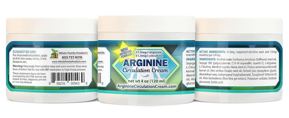 Whole Family Products Circulation Cream - Menthol