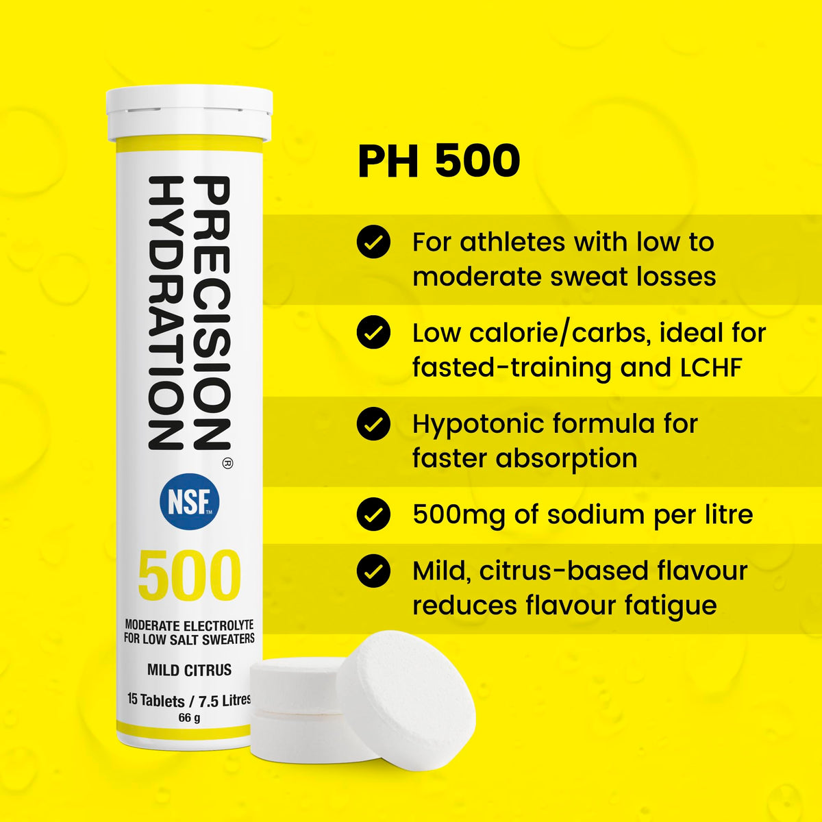 Precision Hydration Electrolyte Tablets - Multi Strength Effervescent