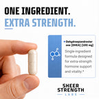 Sheer Strength Labs DHEA 100mg Supplement - 60 Capsules - image 4