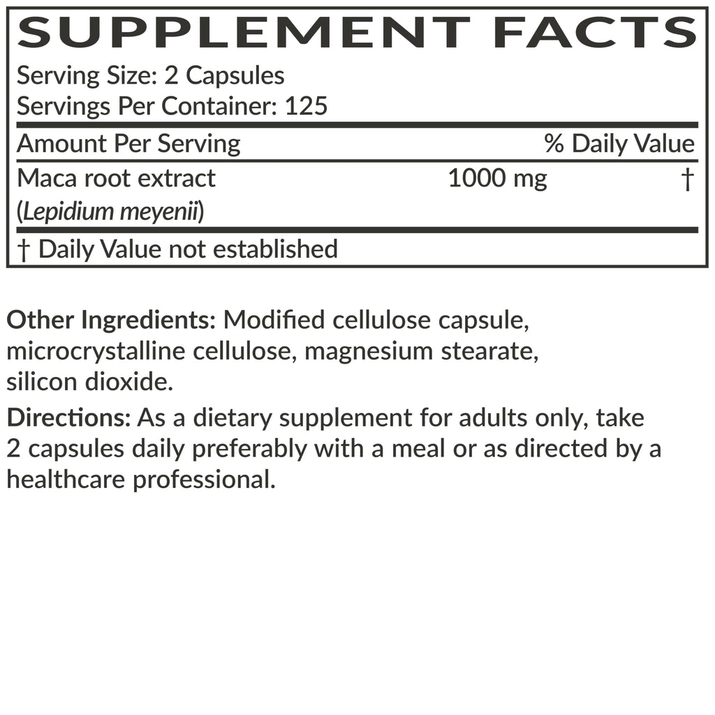Futurebiotics Maca Root Extra Strength 4000 MG Supports Energy
