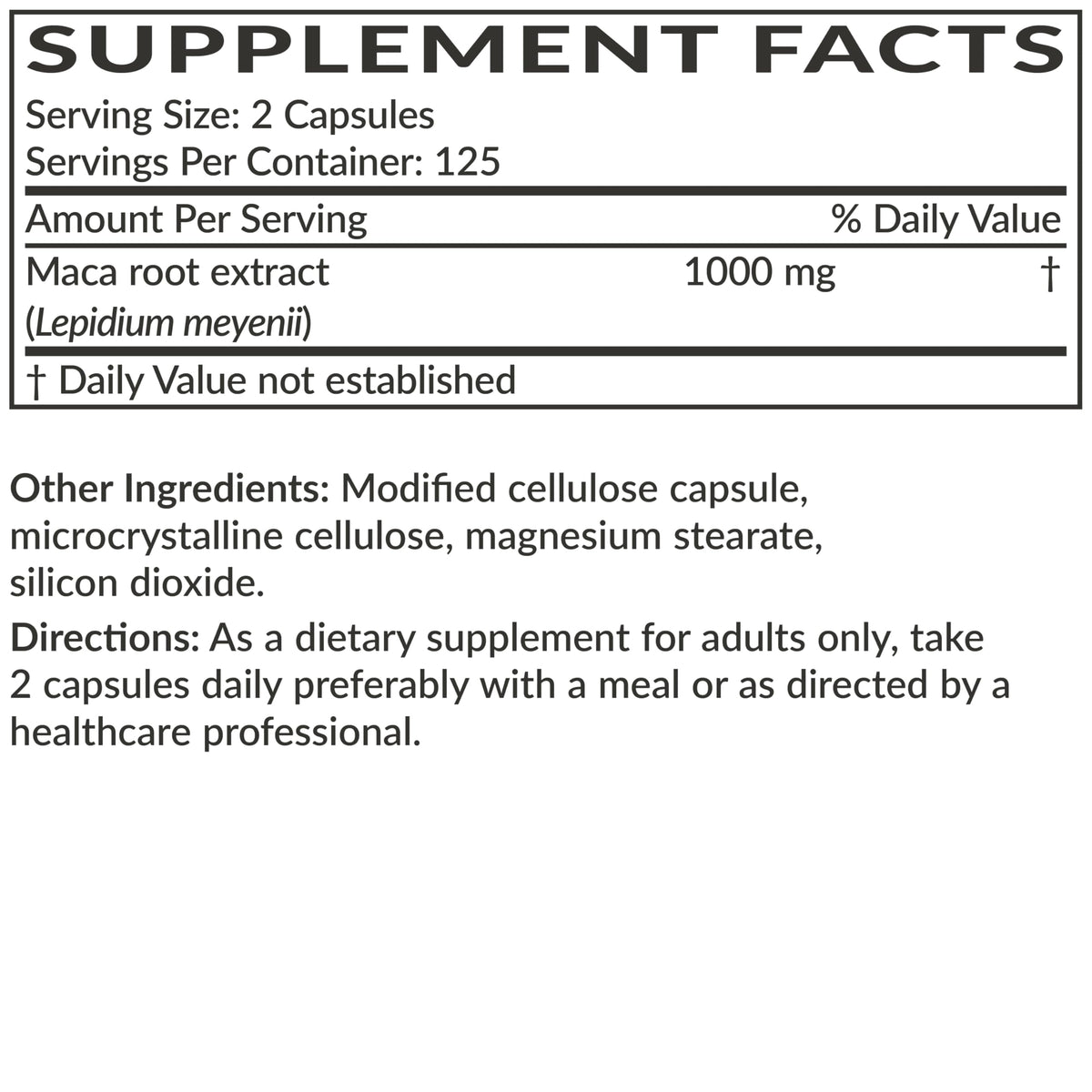 Futurebiotics Maca Root Extra Strength 4000 MG Supports Energy