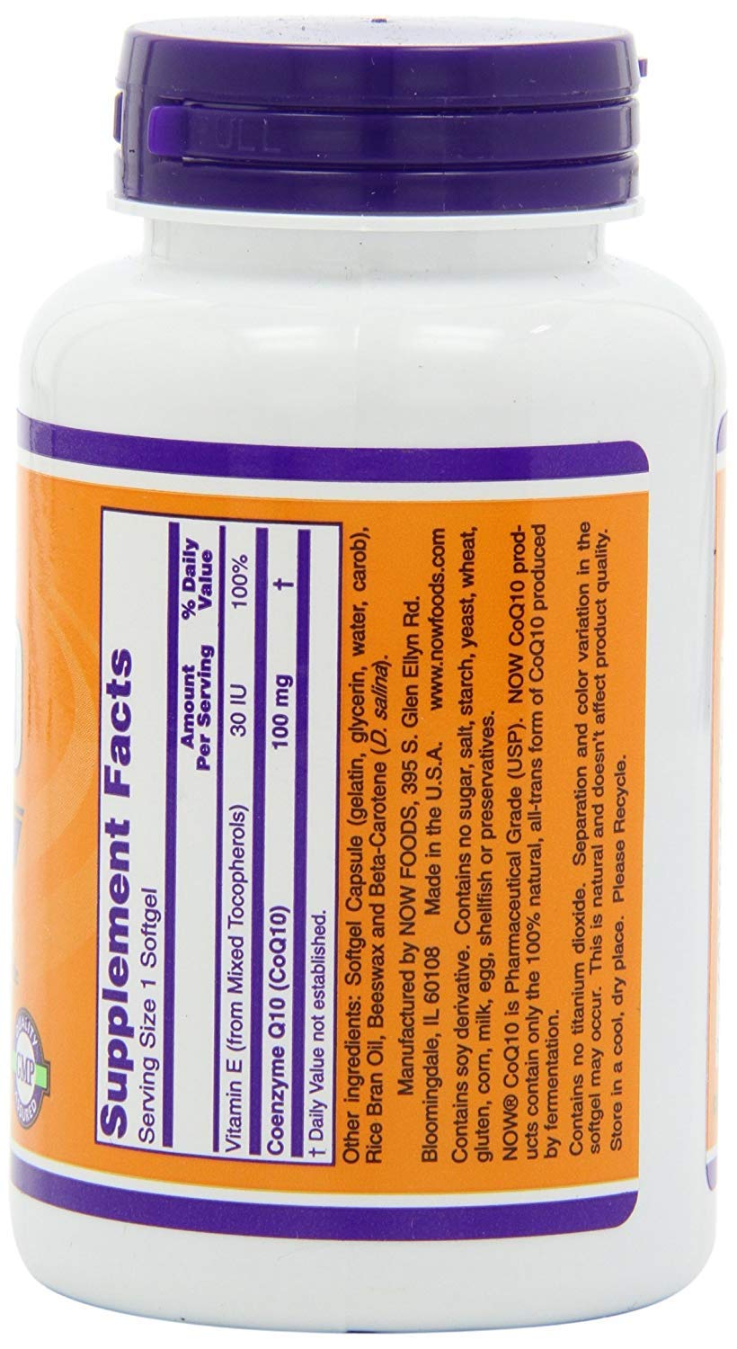 Now Foods CoQ10 100mg Cardiovascular Health - image 2