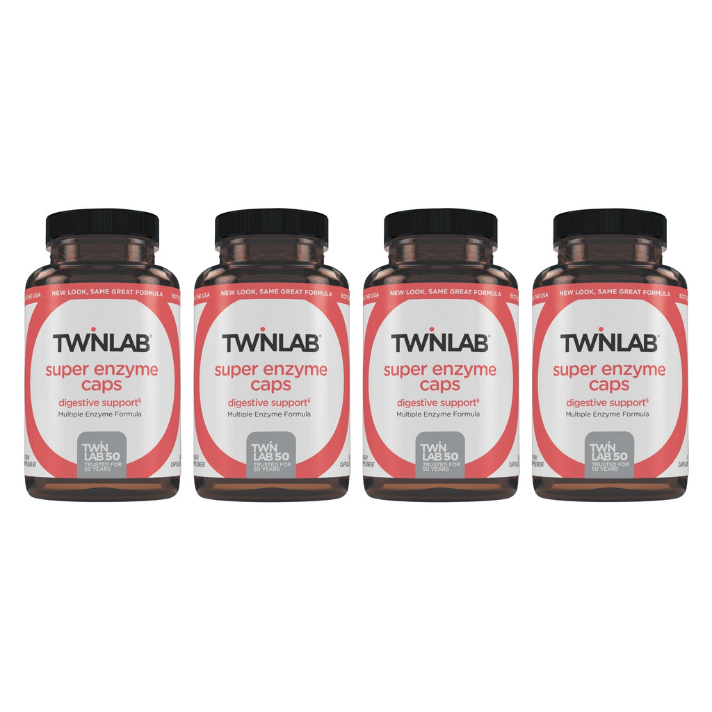 Twinlab Super Enzyme Caps Digestive Support - 200 Capsules