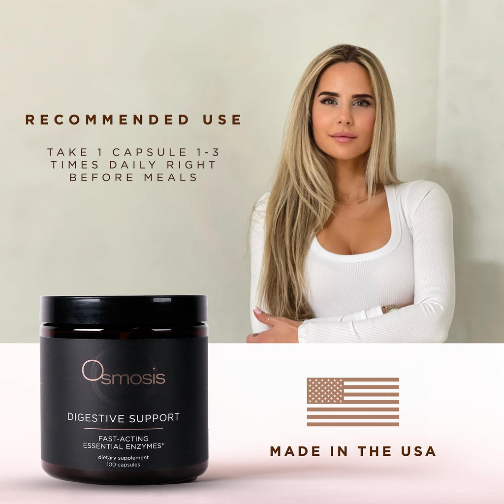 OSMOSIS Digestive Support Enzyme Supplement - 100 Capsules - image 5