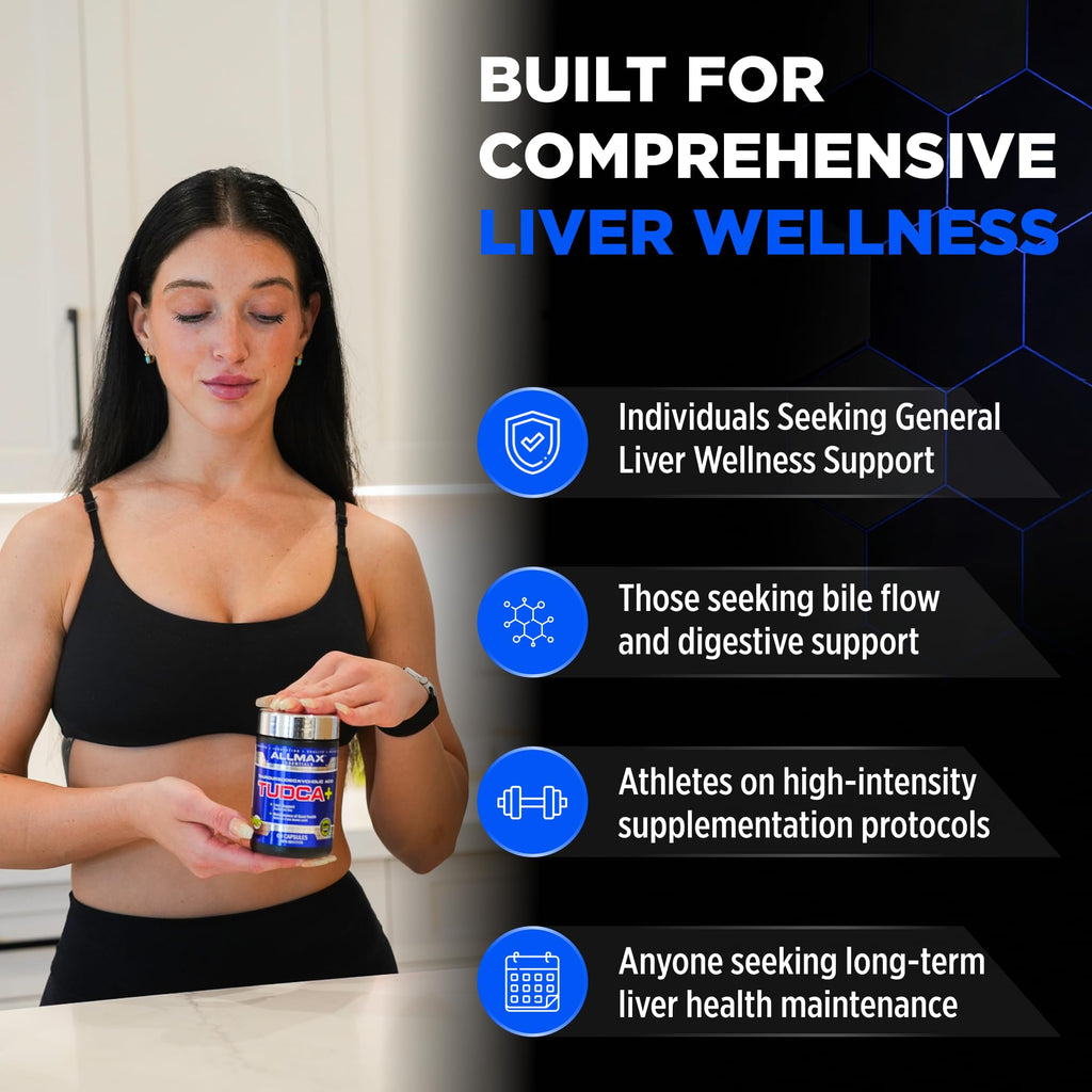 ALLMAX TUDCA 250 mg Vegan Capsules - 60 Count - image 7