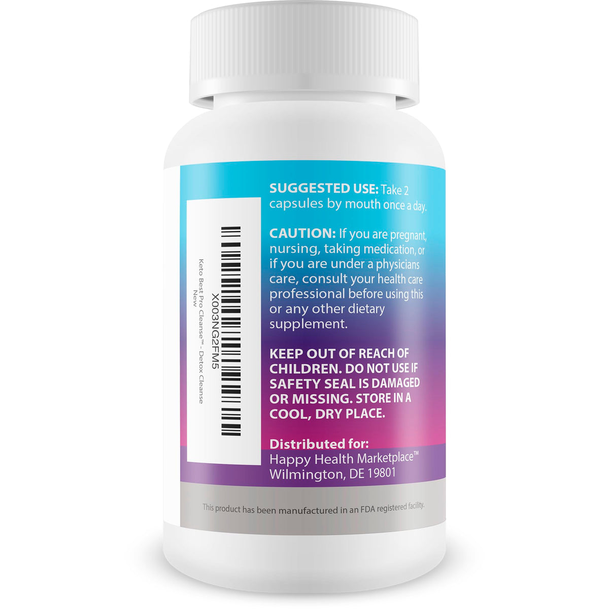 Generic Keto Best Pro Cleanse Natural Probiotic Capsules - 60 Count - image 3
