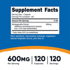 Nutricost Ashwagandha Herbal Supplement 600mg Capsules