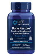Life Extension Bone Restore Calcium Supplement Chewable Tablets - 60 Tablets