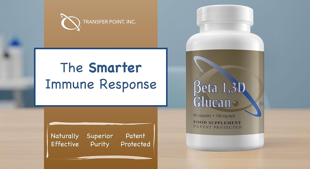 Transfer Point Beta 1,3D Glucan 100 mg Immune Support - 120 Capsules - image 8