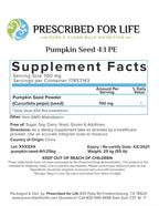 Prescribed For Life Pumpkin Seed Powder 20:1 - 5 kg - image 3