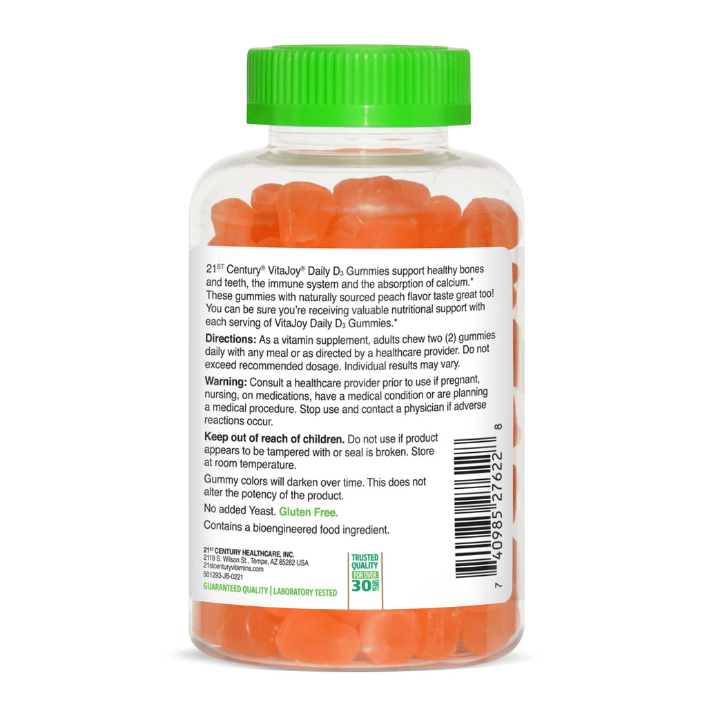 21st Century Daily D Gummies Fruit Flavored - 360 Gummies - image 3