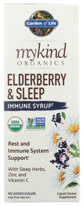Garden of Life Elderberry Sleep Syrup Immune Support - 6.59 Fl Oz