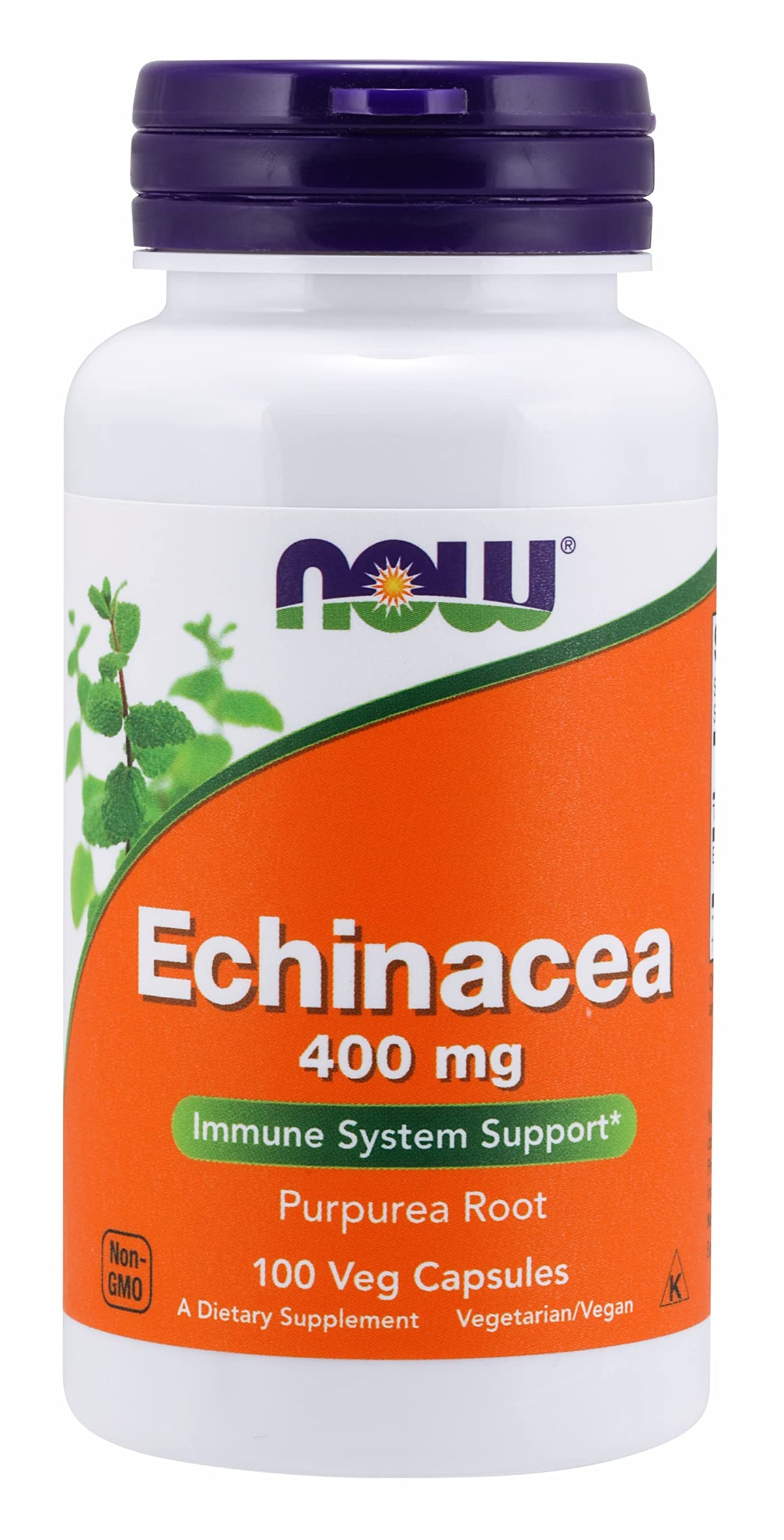 NOW Foods Echinacea 400 mg Immune Support - 200 Capsules
