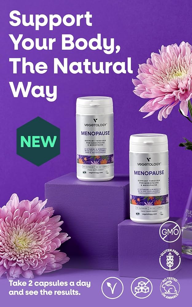 VEGETOLOGY Vegan Menopause Supplements - 60 Capsules - image 5