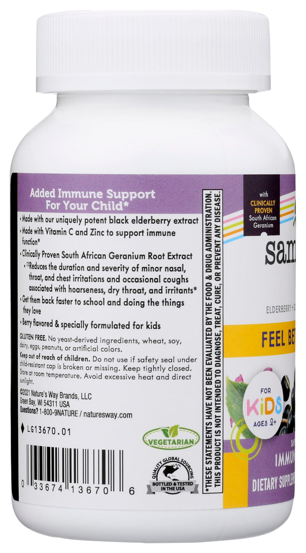Nature's Way Sambucus Relief Kids Chewable - 30 Count - image 4