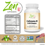 Zen Supplements Complete B-Complex 50 - 50 Vegetarian Capsules - image 2