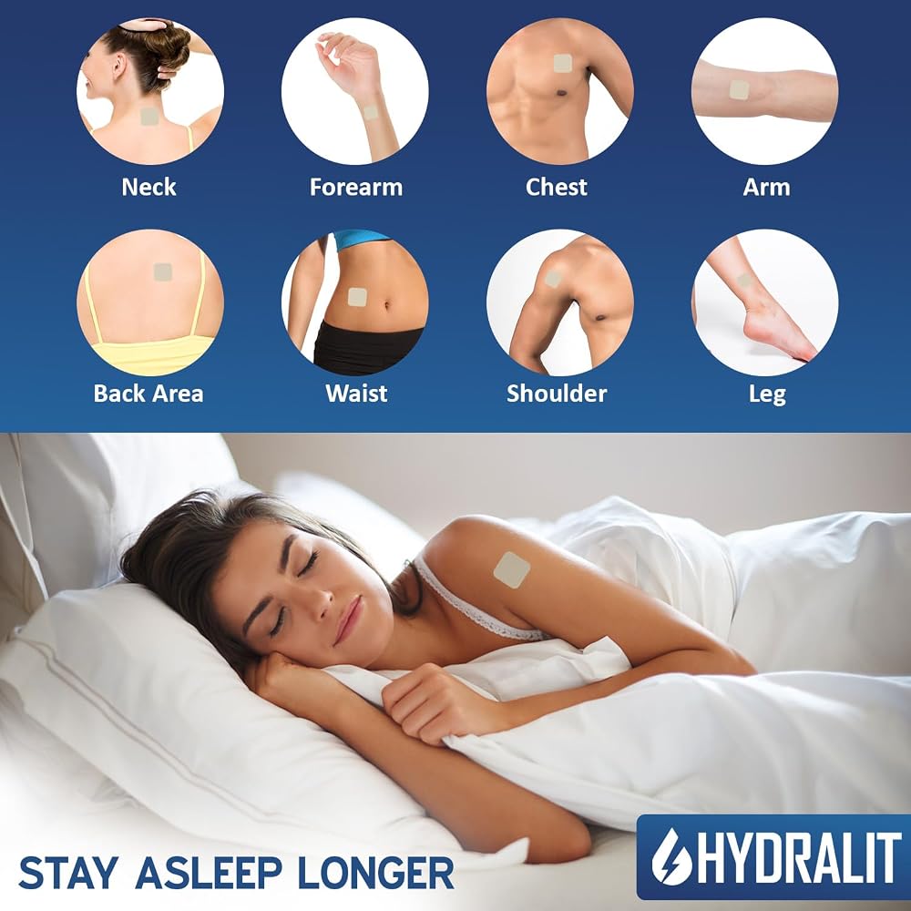 Hydralit Sleep Patches Extra Strength Melatonin - 72 Pack - image 5