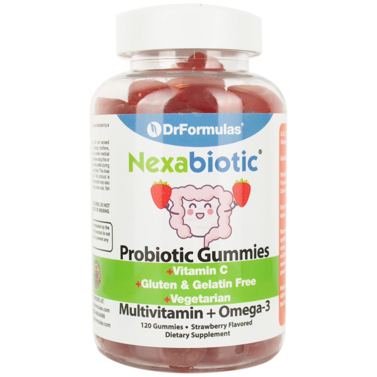 DrFormulas Nexabiotic Multivitamin Gummies with Omega-3 and Probiotics