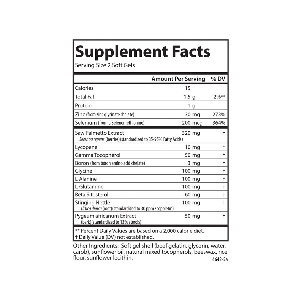 Carlson Nutra-Support Prostate - 90 Softgels - image 4