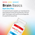Brain Bean Opti Zinc Plus Immune Support - 60 Capsules - image 6