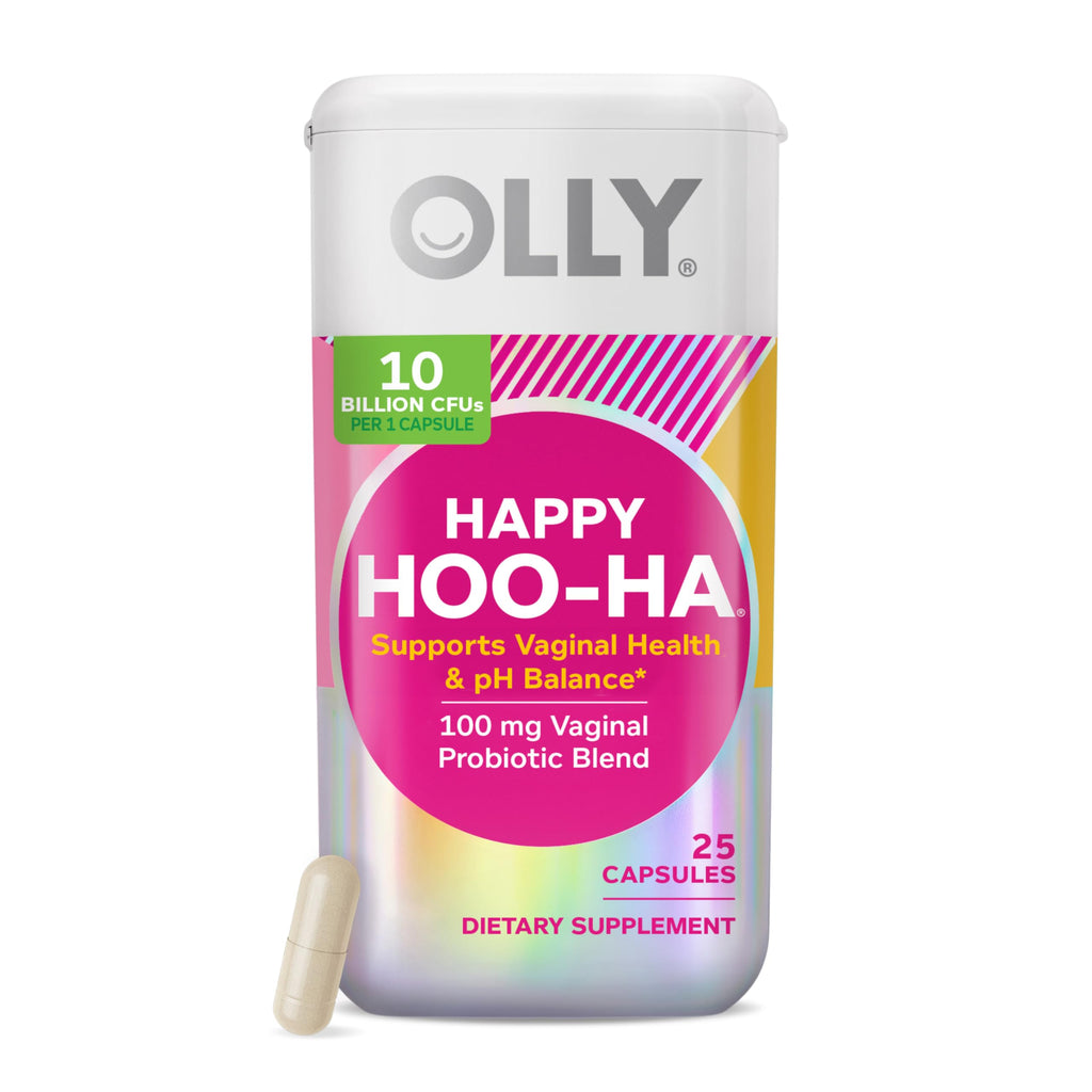 OLLY Happy Hoo-Ha Vaginal Probiotics - 25 Capsules