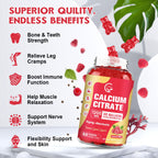 GORNVB Calcium Citrate Gummies 1200 mg - 60 Gummies - image 5