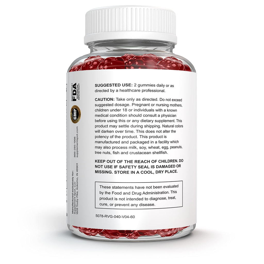 Supplement Spot Hair Skin and Nails Biotin Gummies - 60 Count - image 7