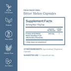 Eclectic Institute Bitter Melon Capsules for Glucose Support - 90 Capsules - image 2