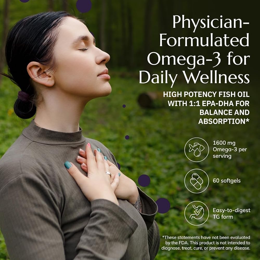 Neurobiologix OmegaCell 1600 TG Omega-3 Fish Oil - 60 Softgels - image 3