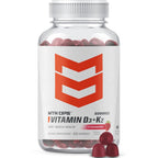 MTN OPS Vitamin D3 + K2 Gummies with MK7, Strawberry - 60 Count